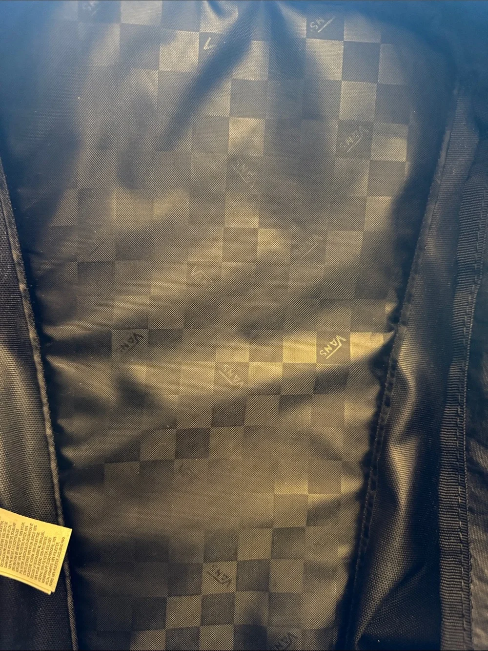 Vans X Harry Potter Dark Arts Black Backpack with White Skull & Snake Graphic